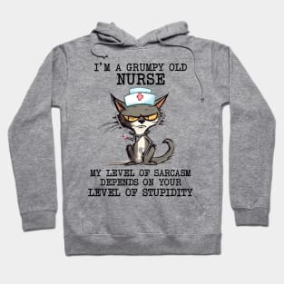 I’m A Grumpy Old Nurse Hoodie